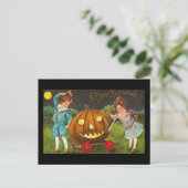 Carte postale Joyeux Halloween vintage (Debout devant)
