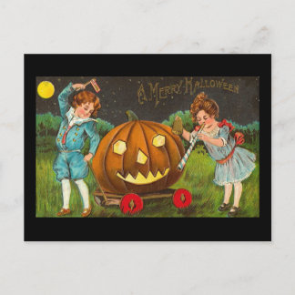 Carte postale Joyeux Halloween vintage