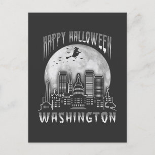 Carte Postale Joyeux Halloween Washington DC