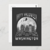 Carte Postale Joyeux Halloween Washington DC (Devant / Derrière)
