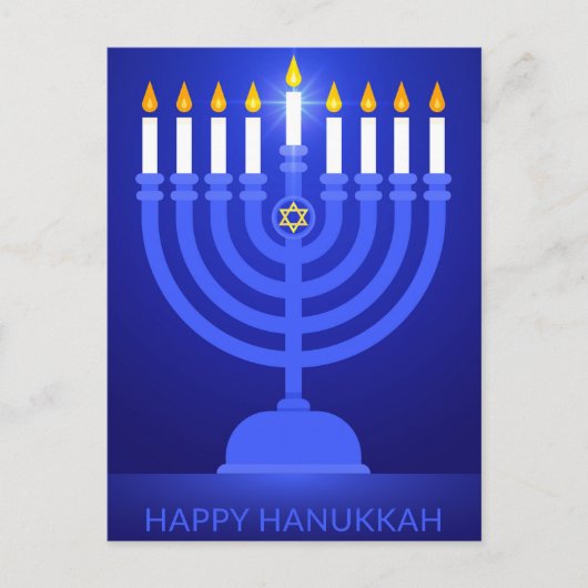 Carte Postale Joyeux Hanukka (Devant)
