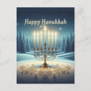Carte Postale Joyeux Hanukkah