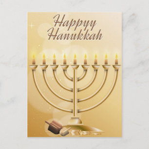 Carte Postale Joyeux Hanukkah