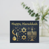 Carte Postale Joyeux Hanukkah (Debout devant)