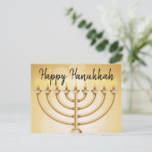 Carte Postale Joyeux Hanukkah (Debout devant)