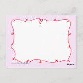 Carte postale Joyeux Heart Day (Dos)