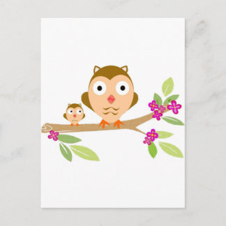 Carte Postale Joyeux hibou