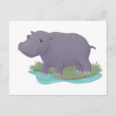 Carte Postale Joyeux Hippo (Devant)
