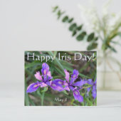 Carte Postale Joyeux Iris Day ! (Debout devant)