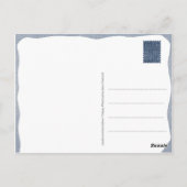 Carte postale "Joyeux Jeans de facteur de passage (Dos)