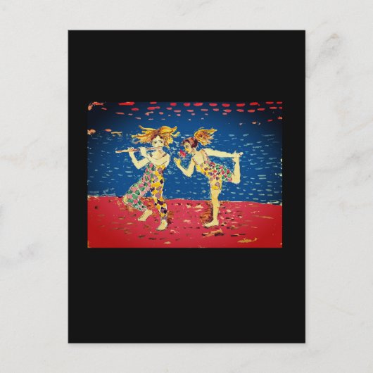 Carte Postale Joyeux jesters (Devant)
