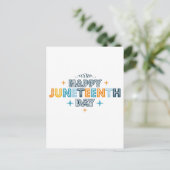 Carte Postale Joyeux Jj JJ coloré (Debout devant)