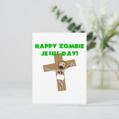 Carte Postale Joyeux Jour de Jésus Zombie (Debout devant)