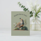 Carte Postale Joyeux Jour de la Chasse ! (Debout devant)