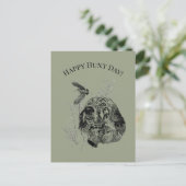 Carte Postale Joyeux Jour de la Chasse ! (Debout devant)