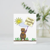 Carte Postale Joyeux Jour de la marmotte (Debout devant)