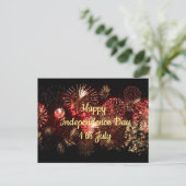 Carte Postale Joyeux Jour de l'Indépendance 1er juillet (Debout devant)