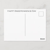 Carte Postale Joyeux Jour de l'Indépendance Liberté Art Quart Ju (Dos)