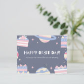 Carte Postale Joyeux Jour de l'Orbite ! (Debout devant)