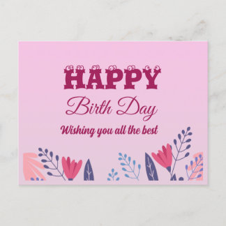 Carte Postale Joyeux jour de naissance 😍 😍 😍