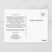 Carte Postale Joyeux jour de signature de l'acte de vente Immobi (Dos)