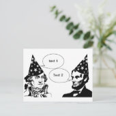 Carte Postale Joyeux Jour des Présidents (Debout devant)