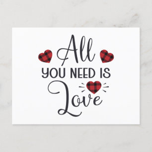 Carte Postale Joyeux Jour des Valentins