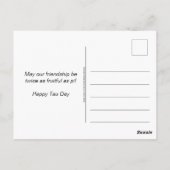 Carte Postale Joyeux Jour Deux Pi Tau (Dos)