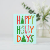 Carte Postale JOYEUX JOURS SAINTS Joyeux Noël (Debout devant)