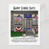 Carte postale Joyeux Jours scolaires (Devant)
