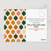 Carte Postale Joyeux Joyeux et Vintage brillant rétro (Dos)