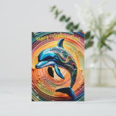 Carte Postale Joyeux Joyeux Jour des Valentines (Debout devant)