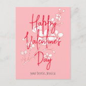 Carte Postale Joyeux Joyeux Jour des Valentines, Amis Doux (Devant)