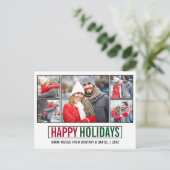 Carte Postale Joyeux Joyeux Jours Moderne 5 Photo (Debout devant)