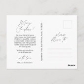 Carte Postale Joyeux, Joyeux Noël, Page de photos de famille (Dos)