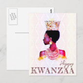 Carte Postale Joyeux Kwanzaa (Devant / Derrière)