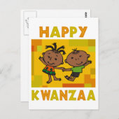 Carte Postale Joyeux Kwanzaa (Devant / Derrière)