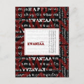 Carte Postale Joyeux Kwanzaa (Devant)