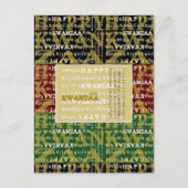 Carte Postale Joyeux Kwanzaa (Devant)