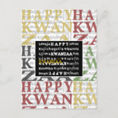 Carte Postale Joyeux Kwanzaa (Devant)