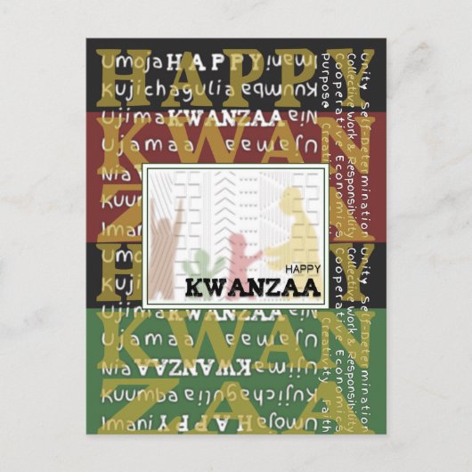 Carte Postale Joyeux Kwanzaa (Devant)