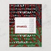 Carte Postale Joyeux Kwanzaa (Devant)