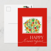 Carte Postale Joyeux Kwanzaa (Devant / Derrière)
