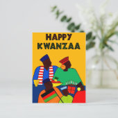 Carte Postale Joyeux Kwanzaa (Debout devant)