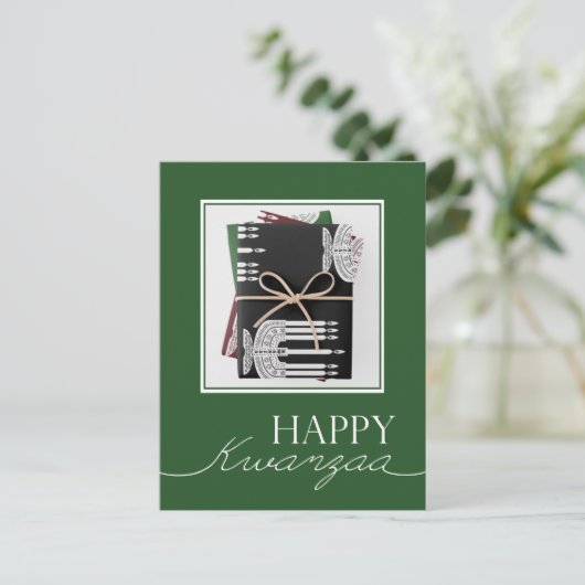 Carte Postale Joyeux Kwanzaa (Debout devant)