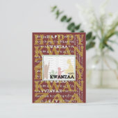 Carte Postale Joyeux Kwanzaa (Debout devant)