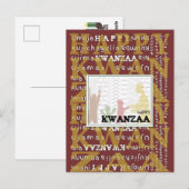 Carte Postale Joyeux Kwanzaa (Devant / Derrière)