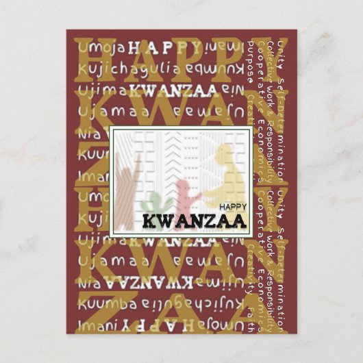 Carte Postale Joyeux Kwanzaa (Devant)