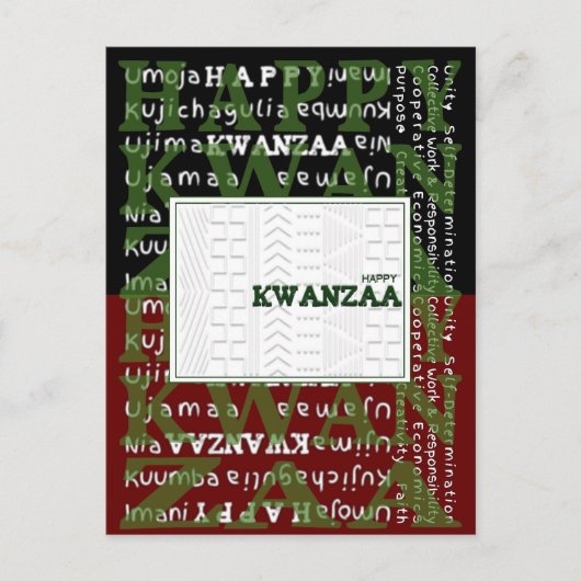 Carte Postale Joyeux Kwanzaa (Devant)