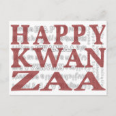 Carte Postale Joyeux Kwanzaa (Devant)